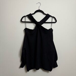 Zara Off the Shoulder Knit Sweater